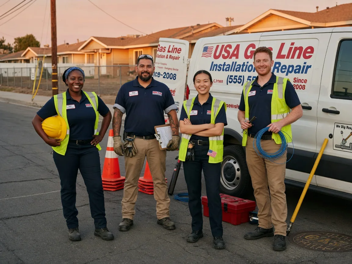 Gas Line Installation company in Kampsville, IL
